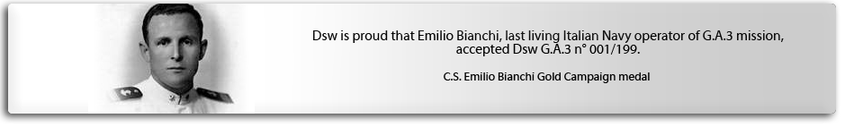 Dsw is prout that Emilio Bianchi accepted the ga3 watch n 001/199