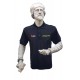 Polo shirt with embroidery patch