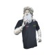 Polo shirt with embroidery patch