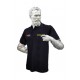 Polo shirt with embroidery patch