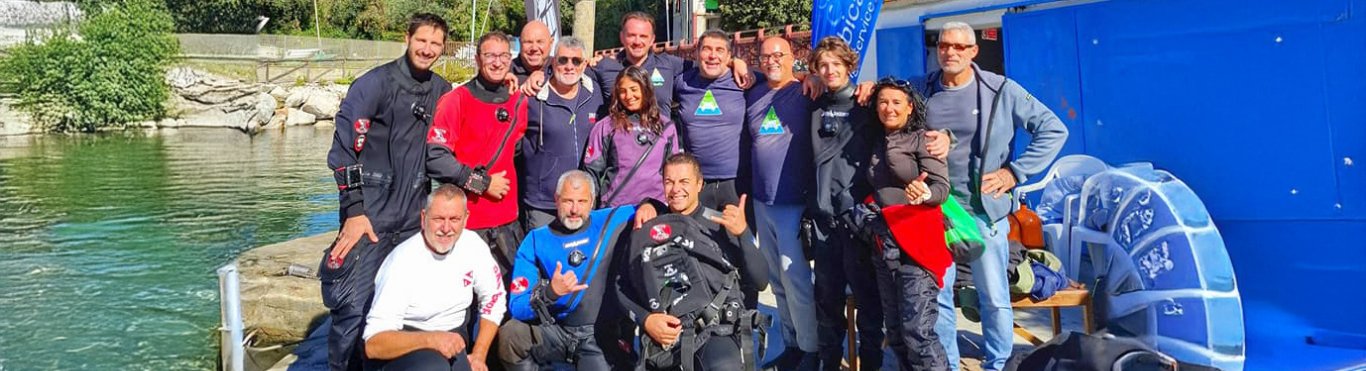 Subacquei a un evento DiveSystem