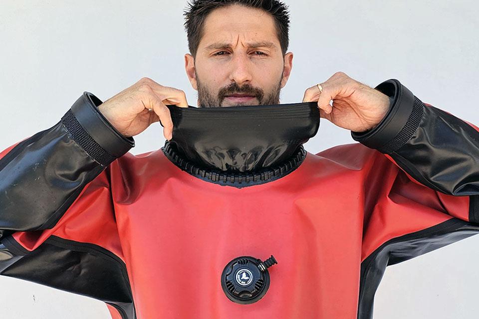 Sistema tenuta modulare SI-Tech collo cappuccio polsini HazDry Public Safety