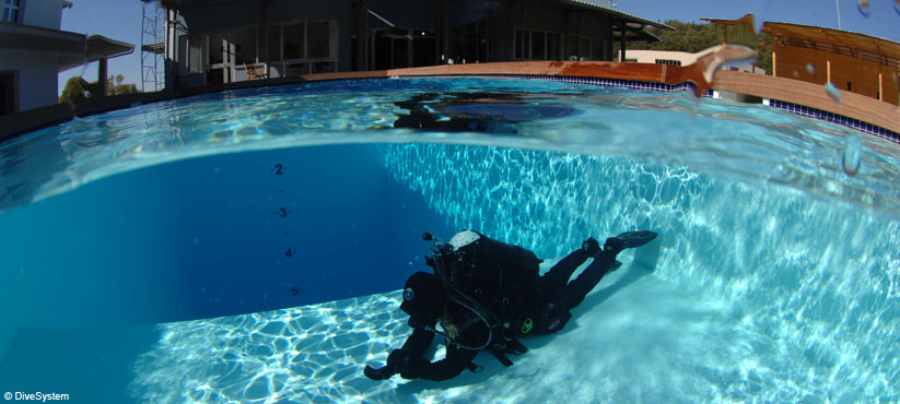 DiveSystem Company: The 10 mt depth pool