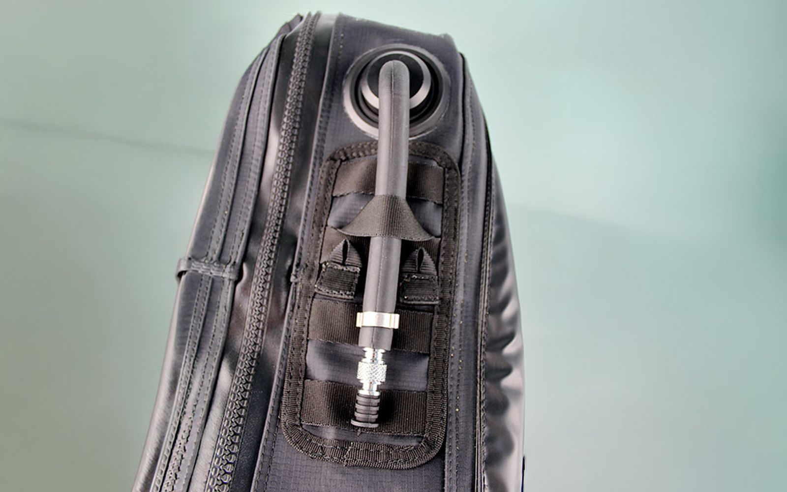 DiveSystem MilPro MOLLE accessories and valves, in use