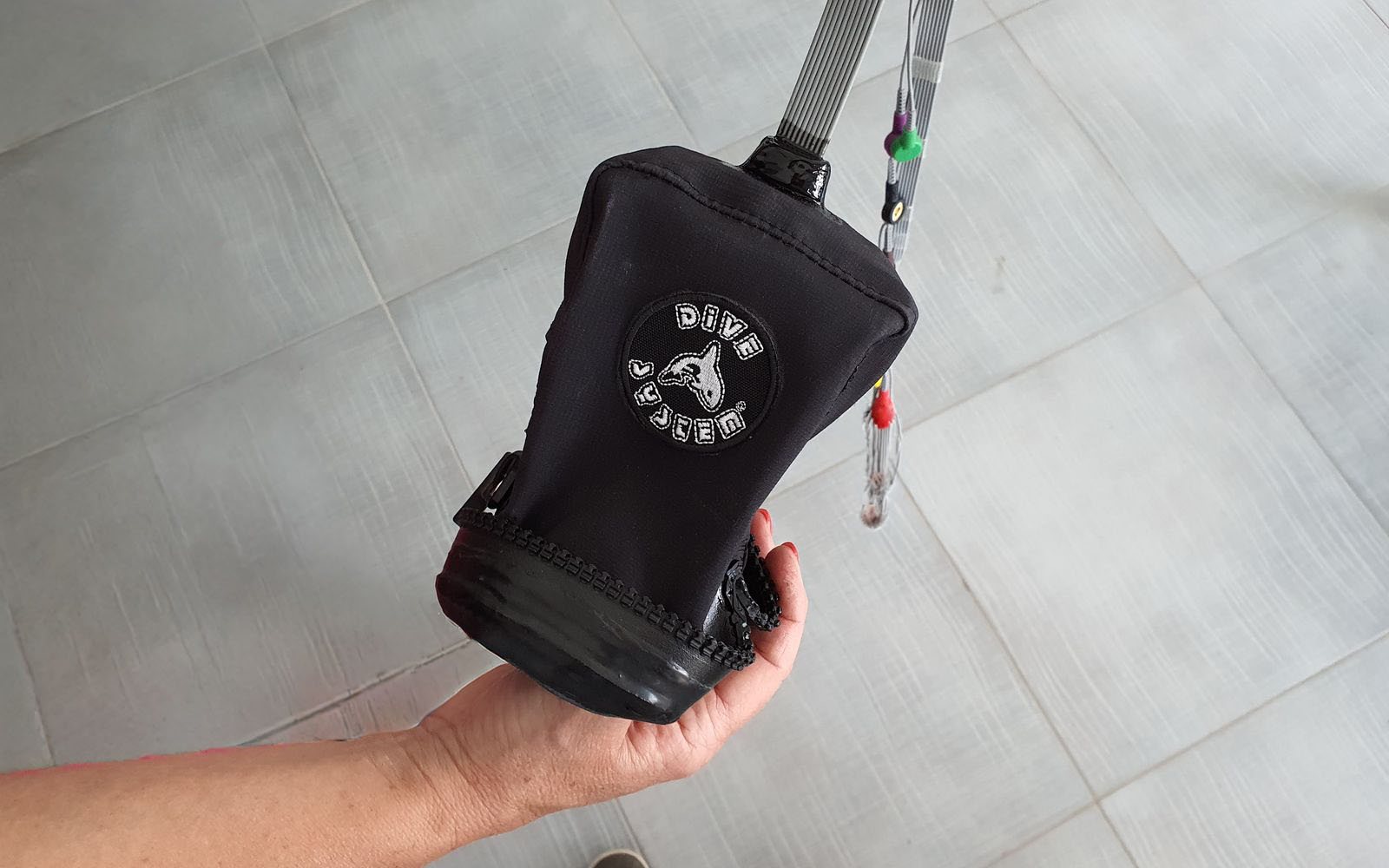 DiveSystem MilPro Waterproof Holter case, in use
