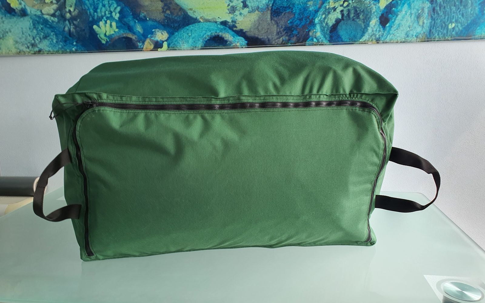 DiveSystem MilPro 110-litre dry bag, in use