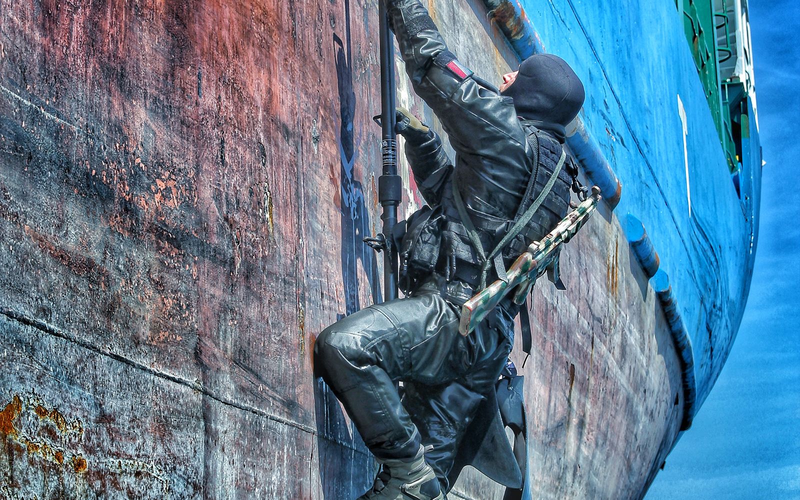 DiveSystem MilPro Solo Shipboarding 414, in use