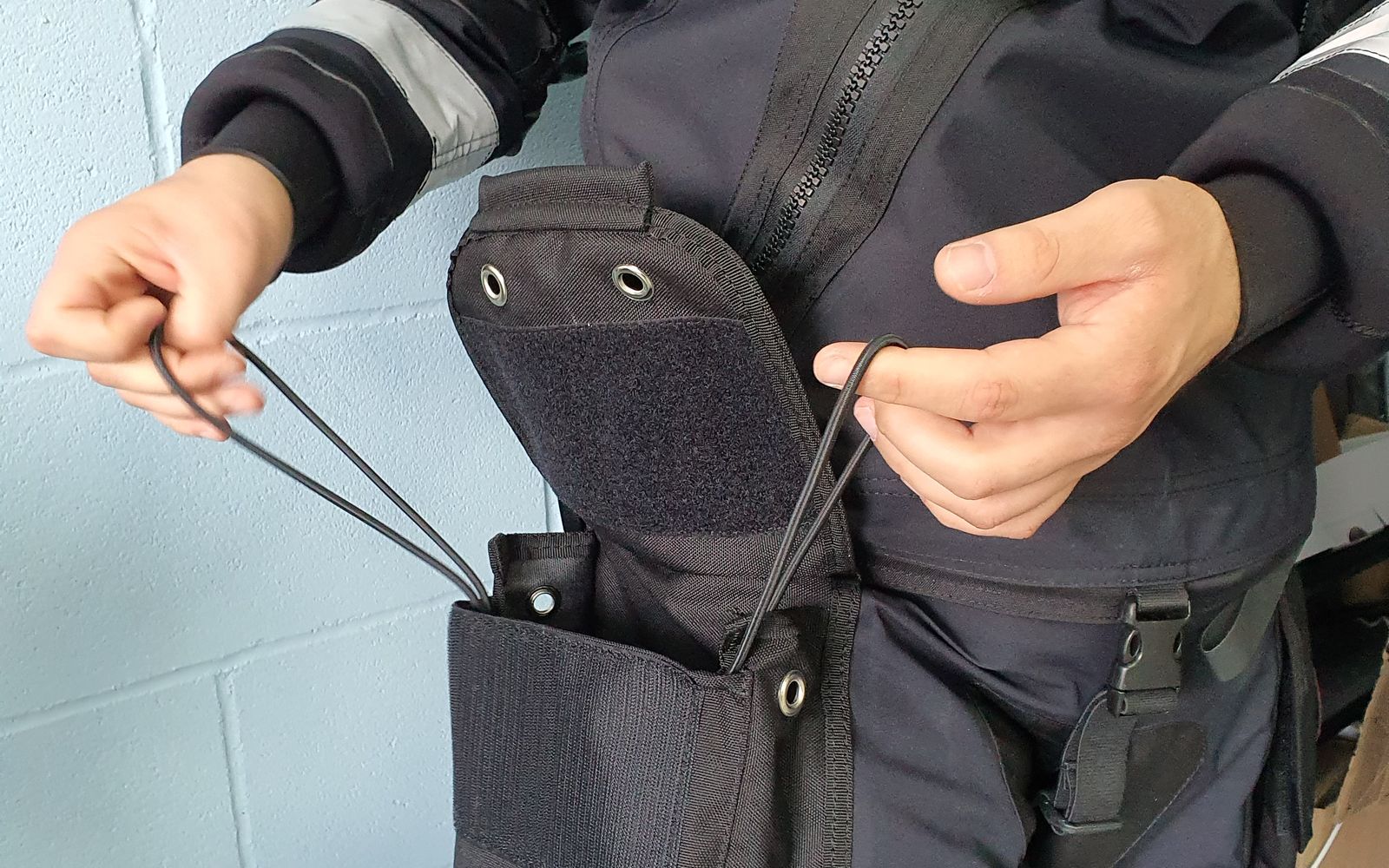 DiveSystem MilPro Surface Shield PILOT, in use