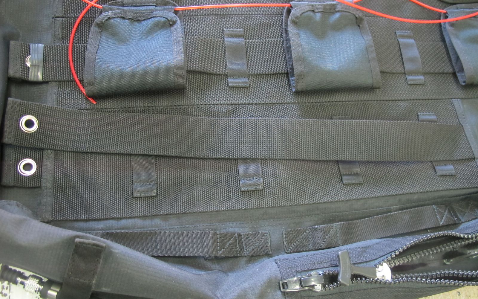 DiveSystem MilPro 75-litre dry backpack, in use