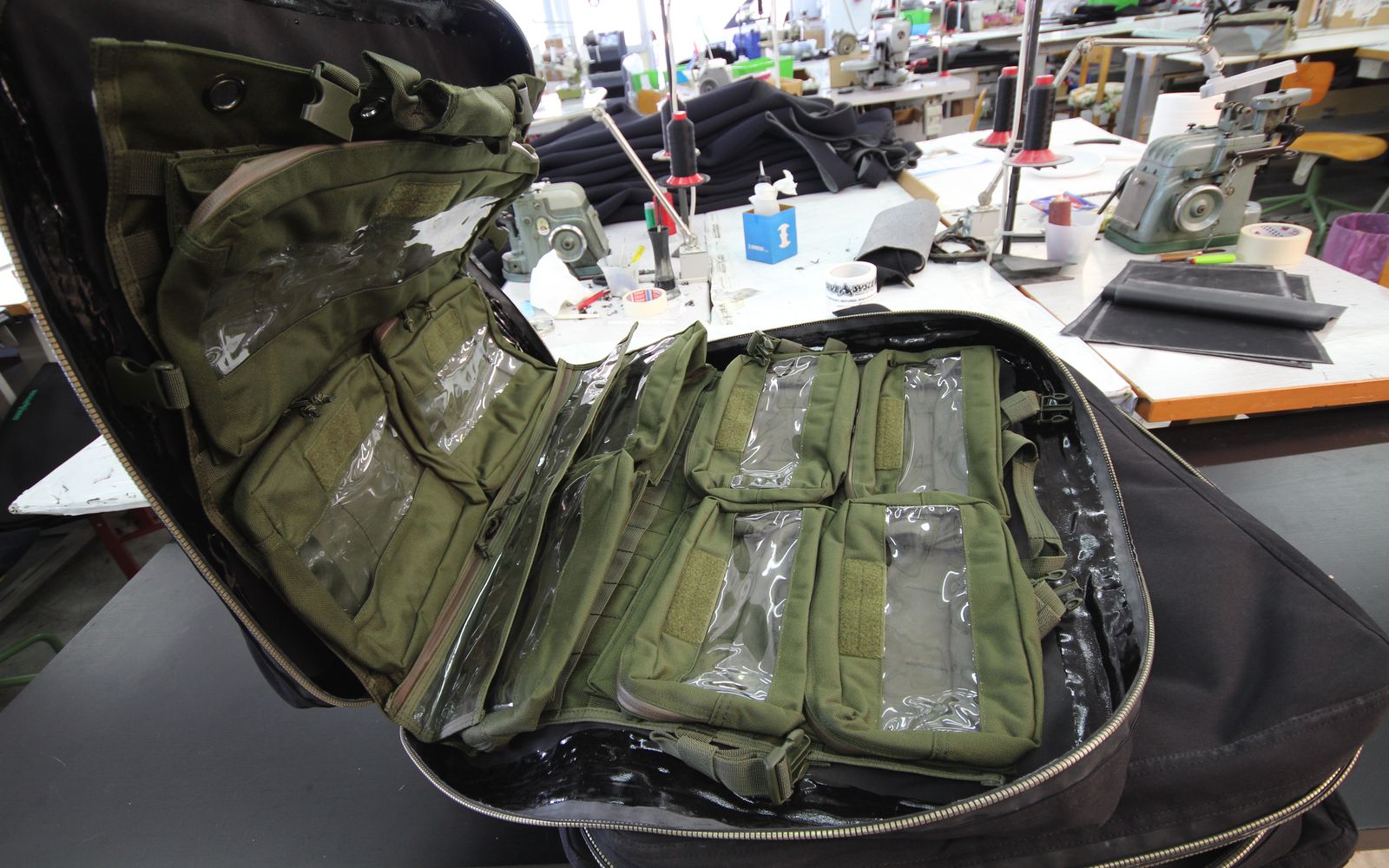DiveSystem MilPro Medic dry backpack, in use