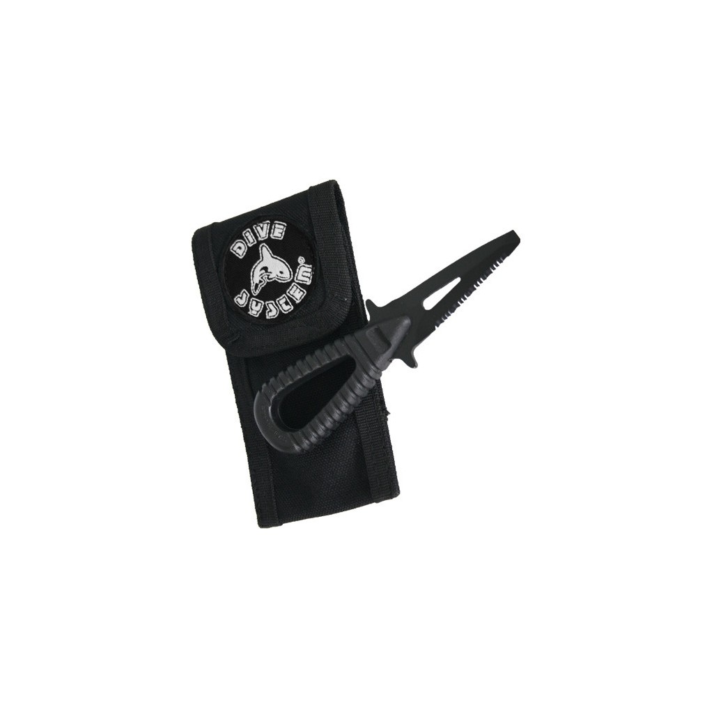 Coltello punta tronca con fodero