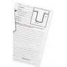 Ricambi pagine log book con tre anelli