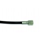 Frusta slim per manometro in termogomma 30 cm