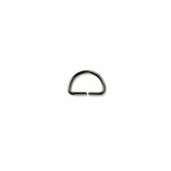 Anello inox D aperto 50x30 mm. filo 5,7 mm.