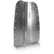 Backplate Edelstahl