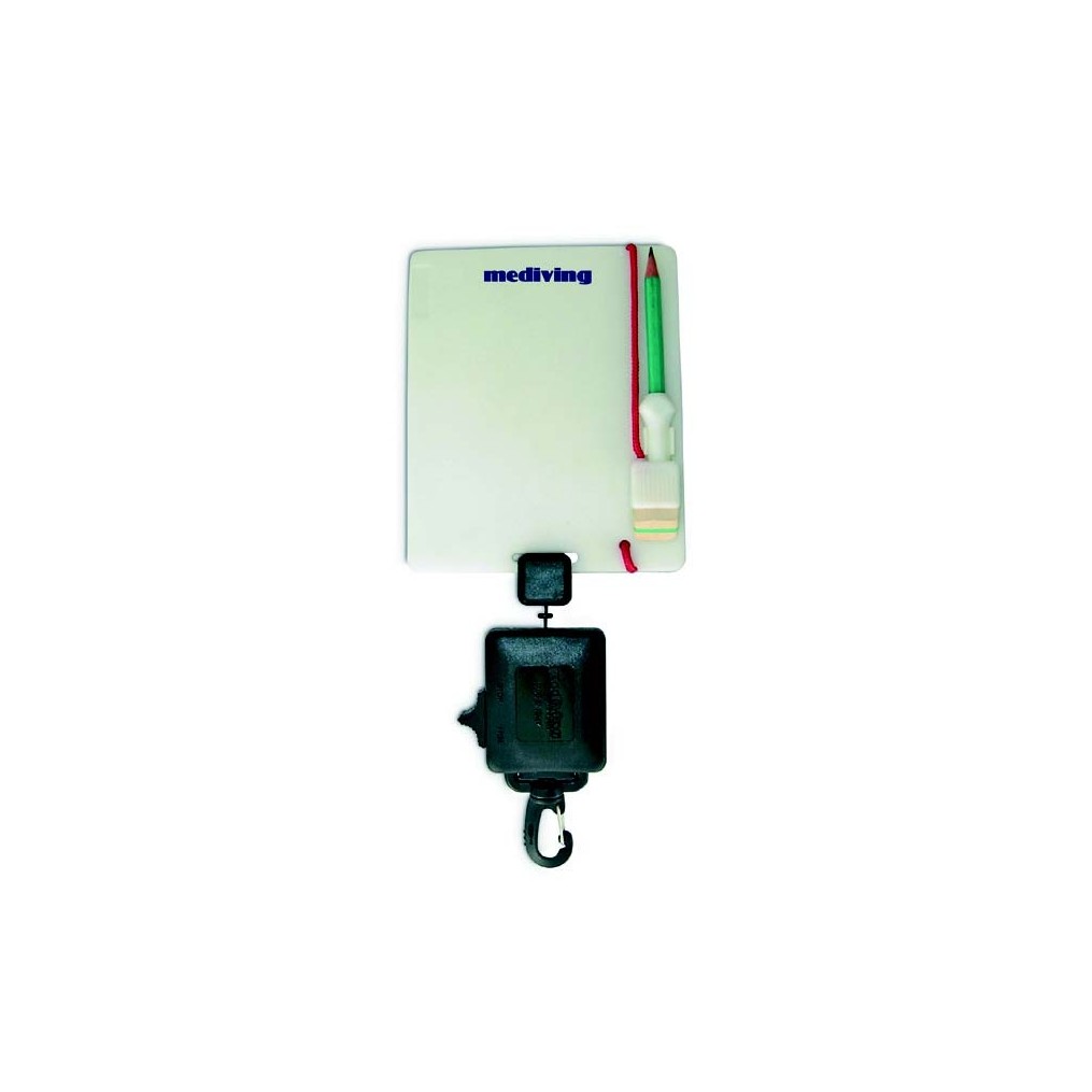 Lavagnetta sub fluorescente 13x16 cm con retractor con blocco
