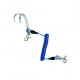 Rampino con spirale inox BLU