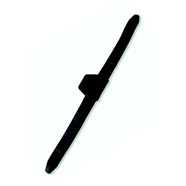 Black rubber fin strap