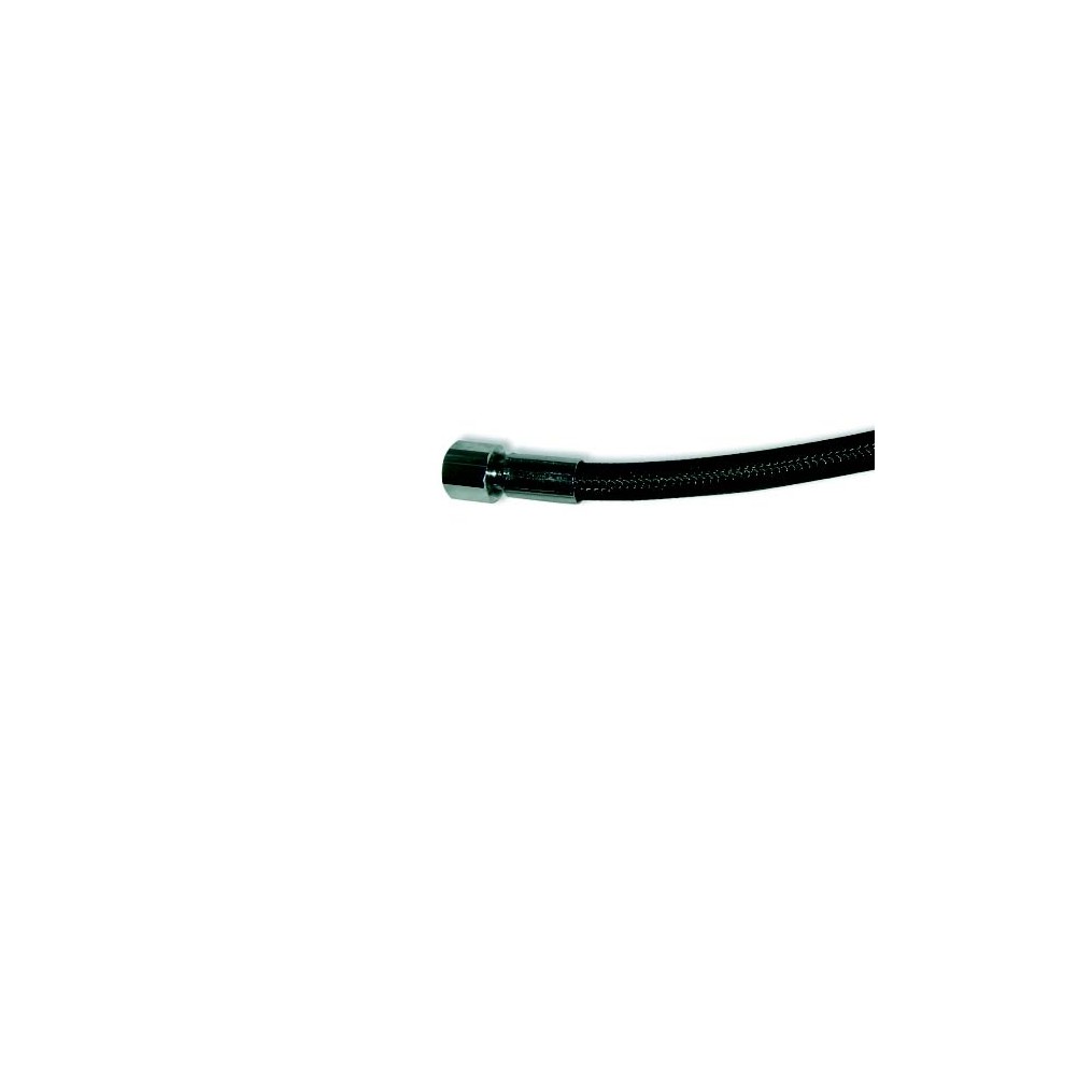 Frusta elastica L.P. per erogatore in treccia 100 cm nera
