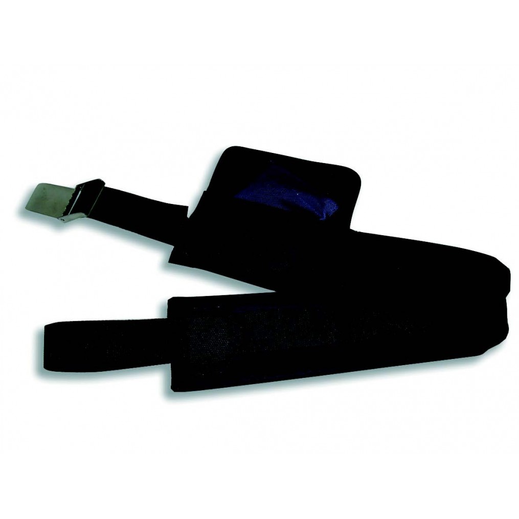 Cintura con tasche con fibbia inox. 5 tasche