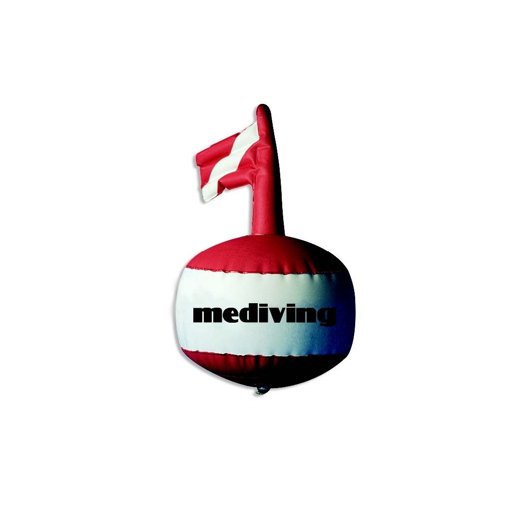 Boa sub classica con bandiera gonfiabile. Inclusi 20 mt. di sagola.