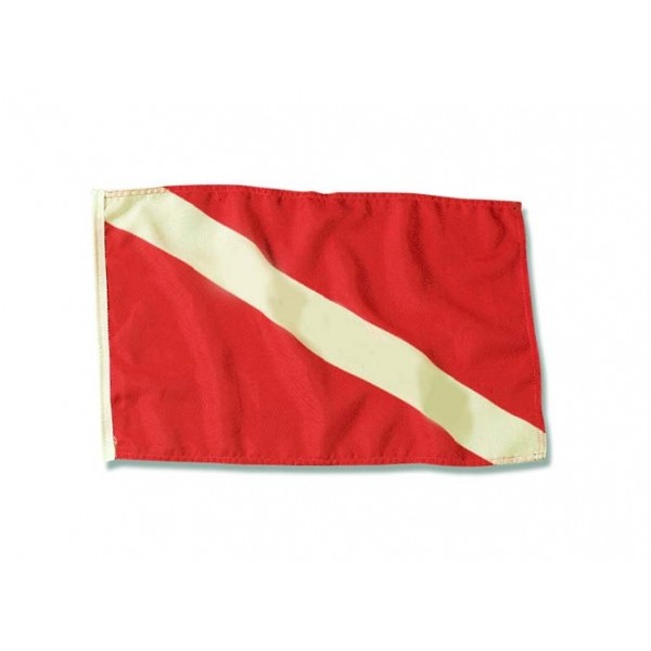 Polyester dive flag 20x30 cm