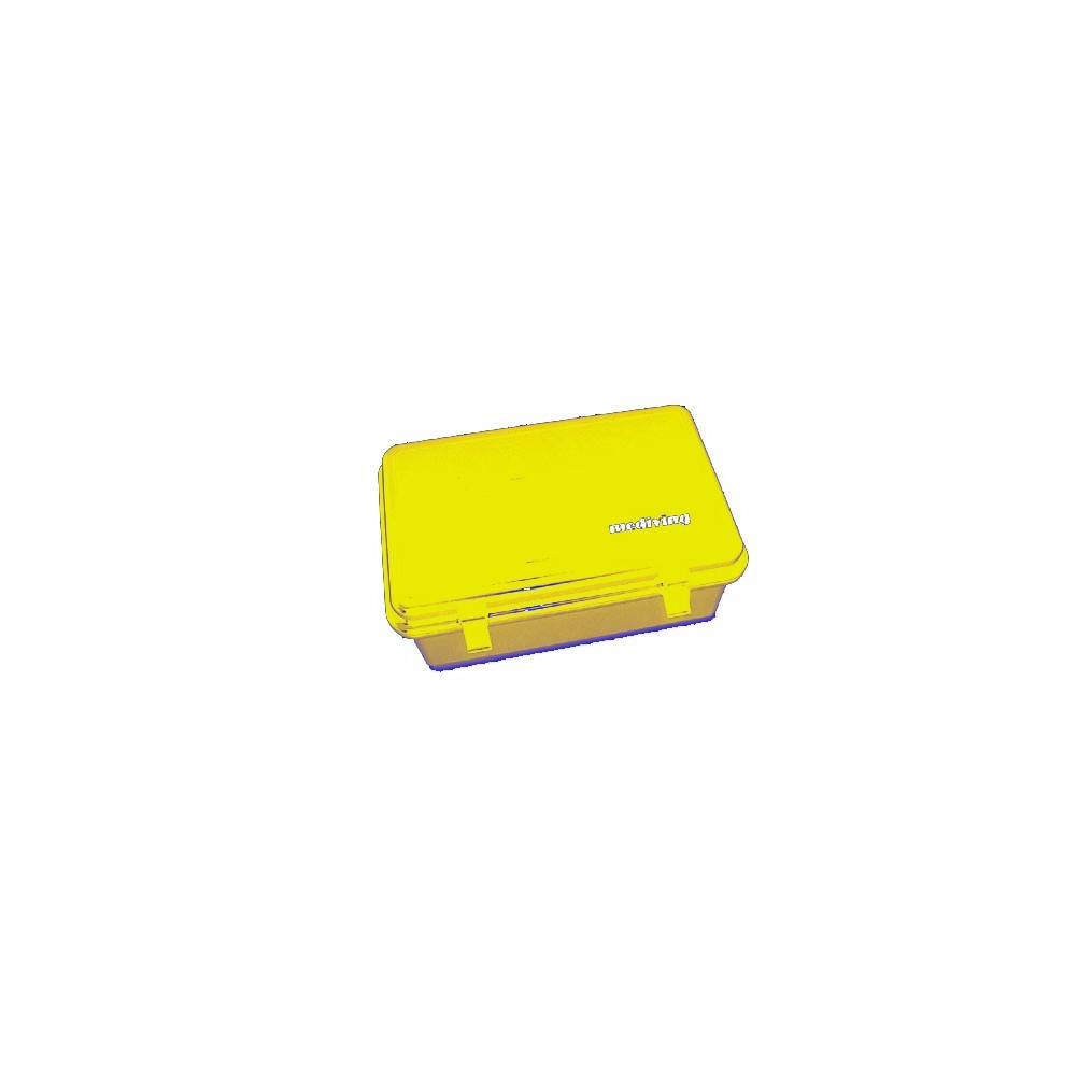 Scatola stagna. 21x14x8 cm Gialla