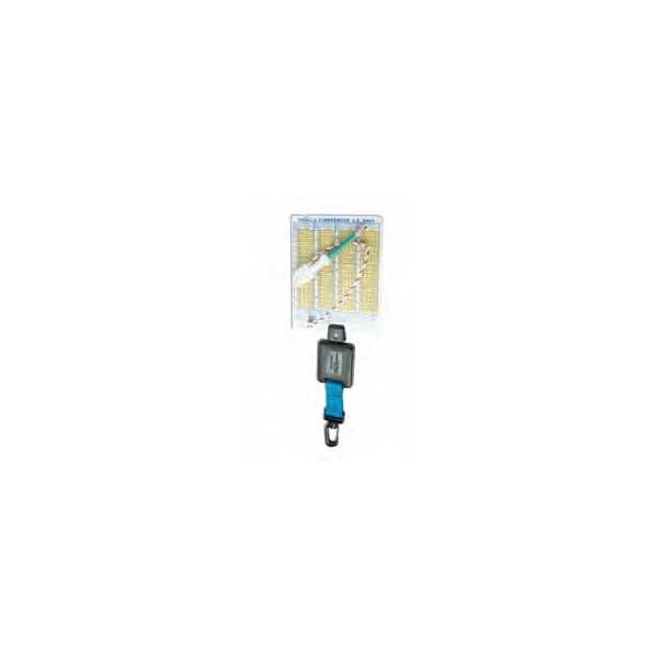 Fluorescent diving slate U.S. NAVY with retractor