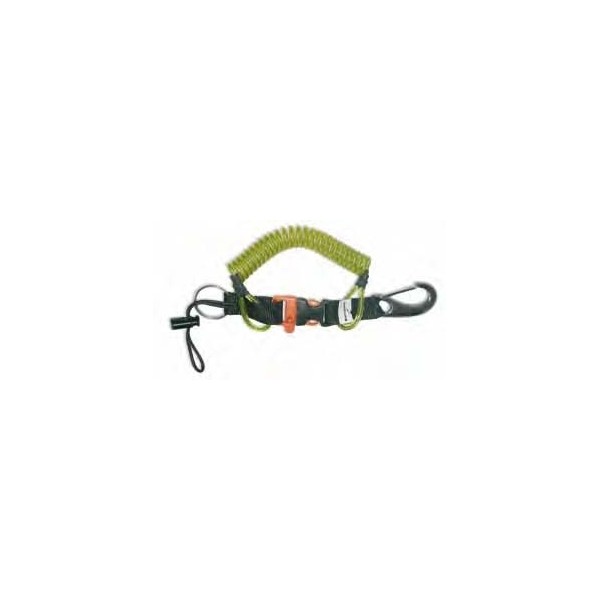 Stainless steel spiral cable with whistle