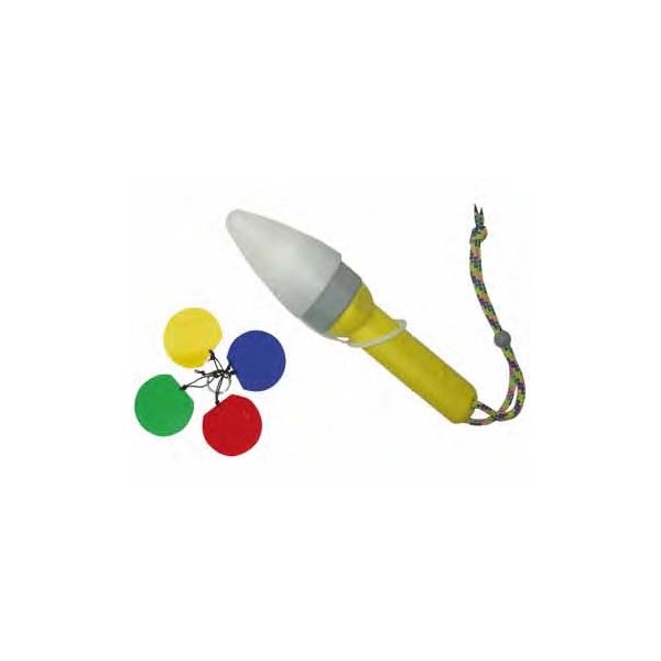 Multi-colored led torch.