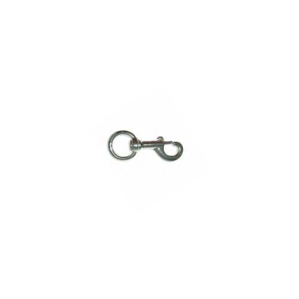 Stainless steel swivel snap link 120 mm.