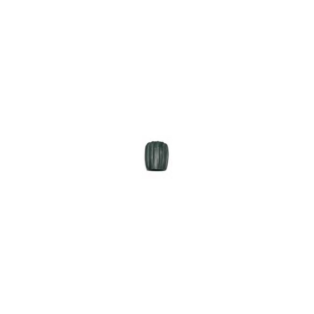 Volantino nero in gomma per rubinetto. Lungh.4,5 cm.