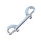 Moschettone doppia luce Acciaio inox 10cm