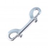 Moschettone doppia luce Acciaio inox 10cm
