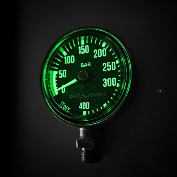Pressure gauge 300 bar + swivel