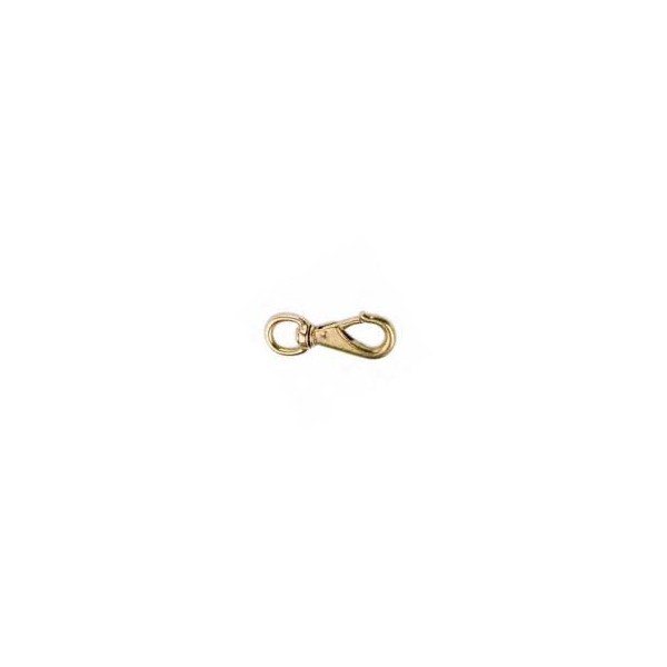 Brass swivel snap link 82 mm.