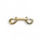 Doppio moschettone in bronzo 120mm