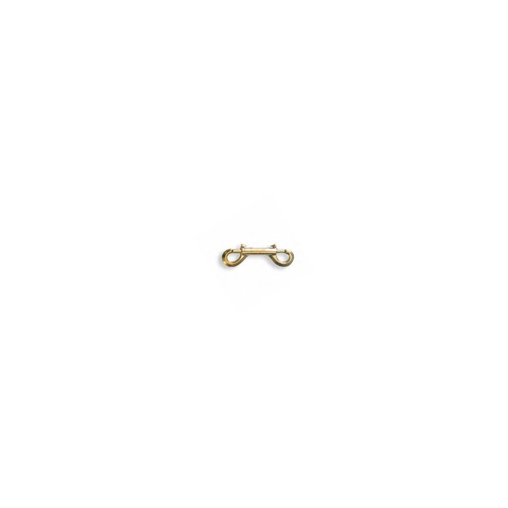 Doppio moschettone in bronzo 120mm