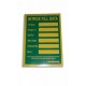 Adesivo contenuto bombola nitrox 10x14 cm