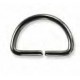 Anello inox D aperto 50x30 mm. filo 5,7 mm.