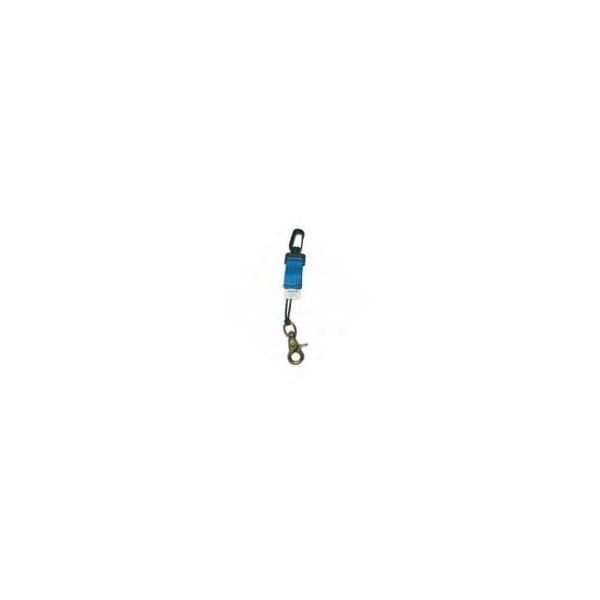 Hose holder with velcro and trigger brass snap link.