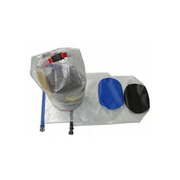 Waterproof 20lt transparent PVC bag wired