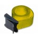 CINTURA GIALLA FIBBIA PLASTICA