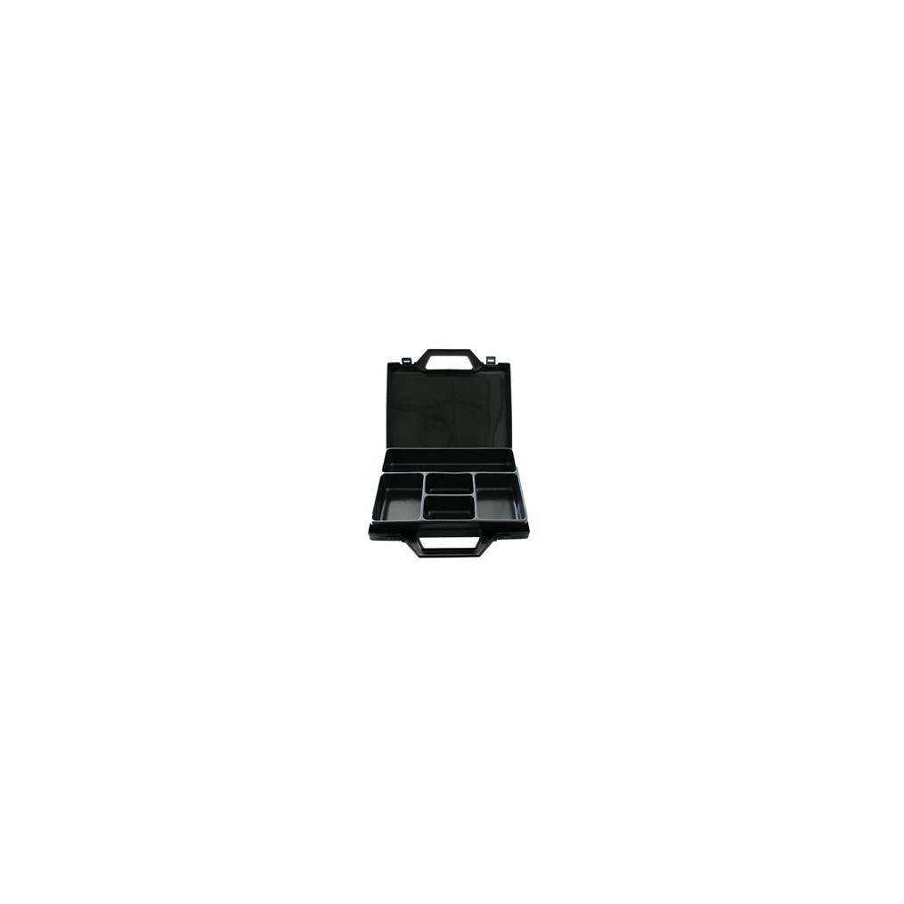 Compartmented plastic box